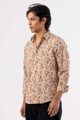 Men's Casual Shirt (Pink Printed)