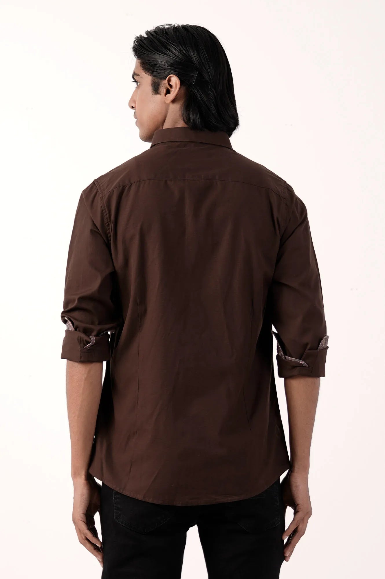 Mens Casual Shirt (Umber)