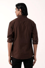 Mens Casual Shirt (Umber)