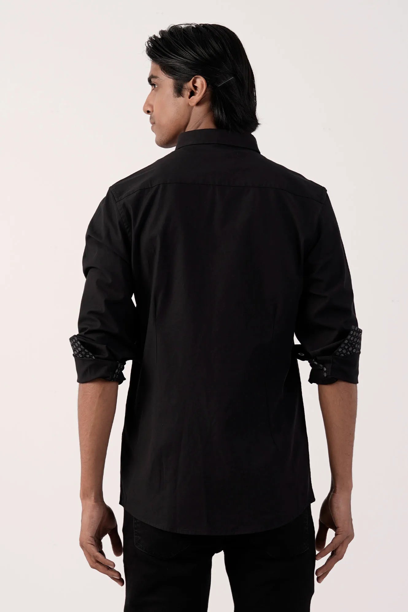 Mens Casual Shirt (Black)
