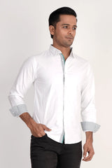 Mens Casual Shirt (White)