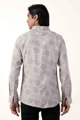 Mens Casual Shirt (Cadet Blue)