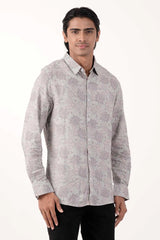Mens Casual Shirt (Cadet Blue)