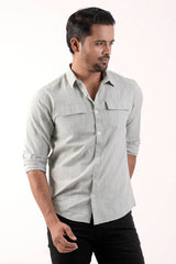 Mens Casual Shirt (Lt. Green)