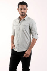 Mens Casual Shirt (Lt. Green)