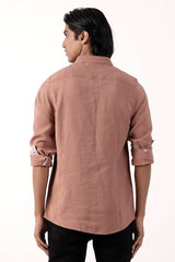 Mens Casual Shirt (Coral)