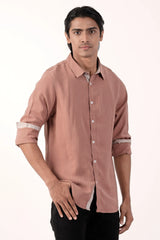 Mens Casual Shirt (Coral)