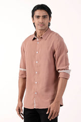Mens Casual Shirt (Coral)