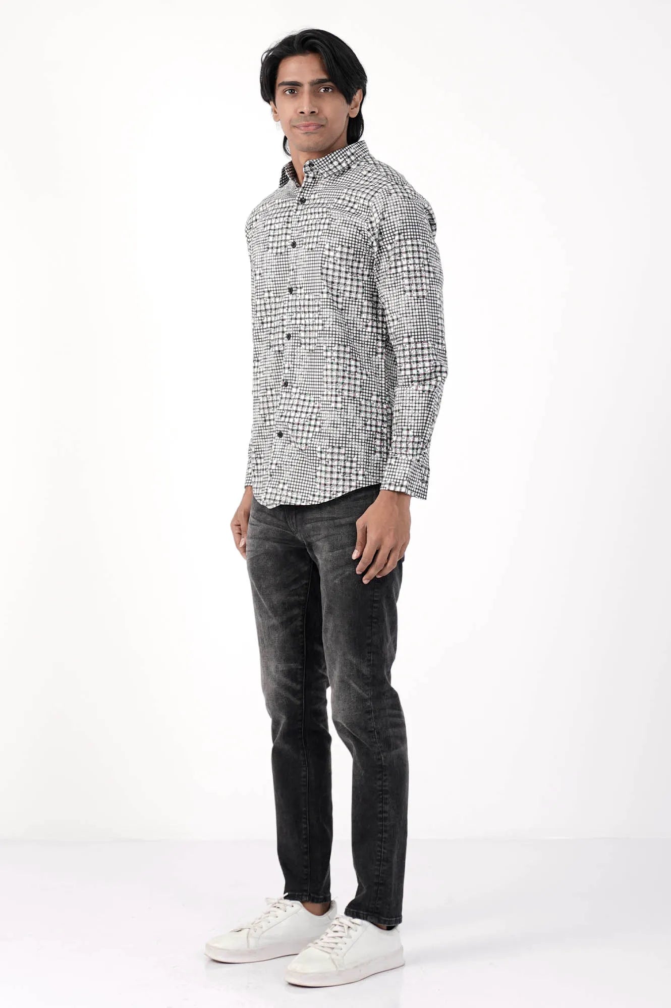 Mens Casual Shirt (Check Printed)