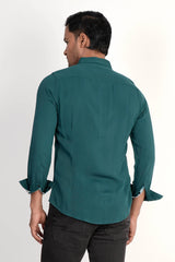 Mens Casual Shirt (Dk. Green)