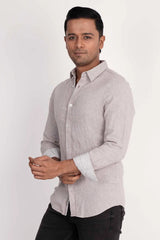 Mens Casual Shirt (Taupe)