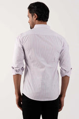 Mens Casual Shirt (Mulberry)