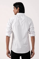 Mens Casual Shirt (Grey Stripe)
