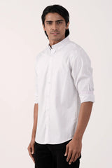Mens Casual Shirt (Grey Stripe)