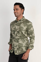 Mens Casual Shirt (Camo)