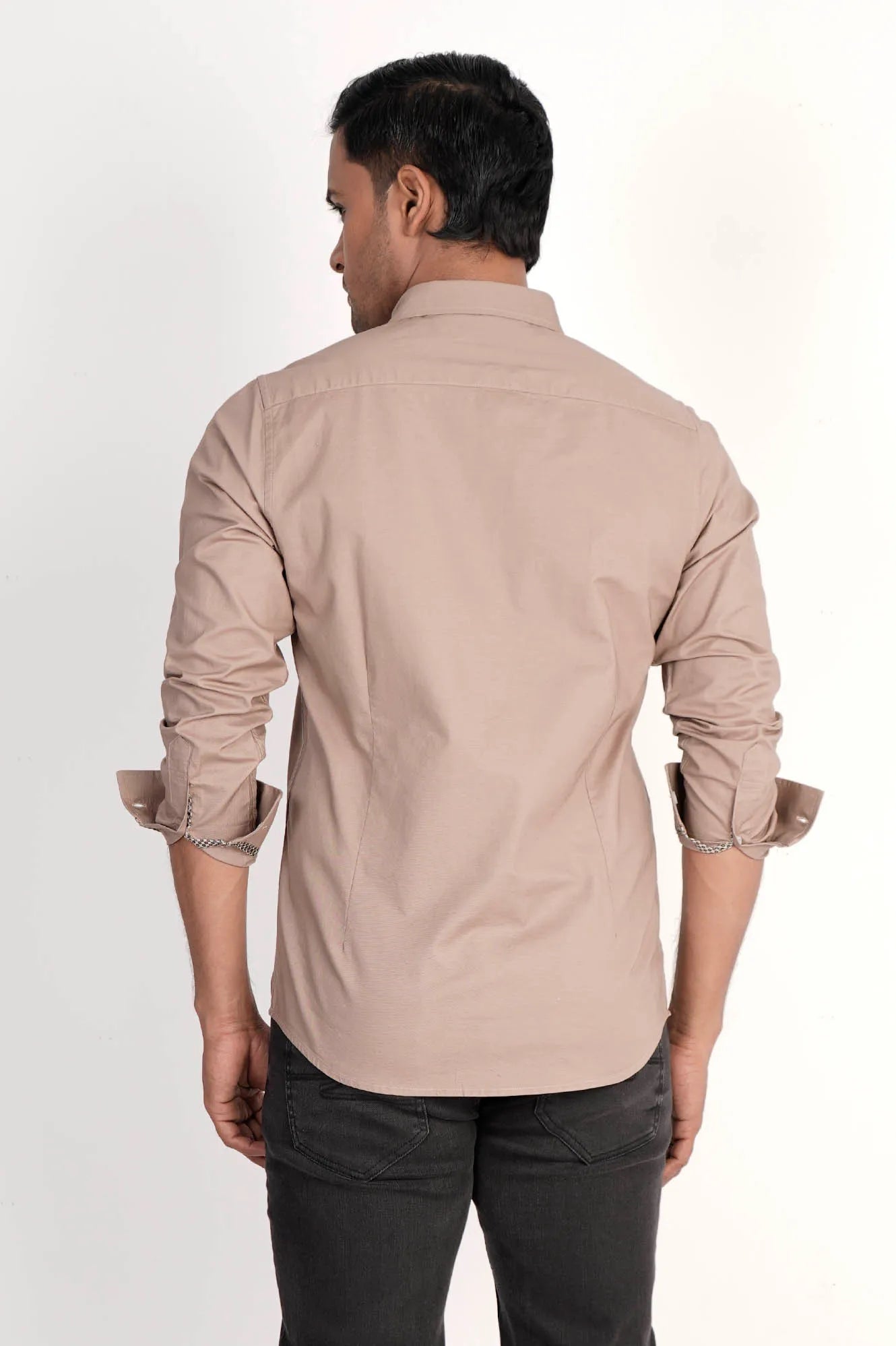 Mens Casual Shirt (Taupe)