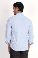 Mens Casual Shirt (Blue)