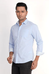 Mens Casual Shirt (Blue)