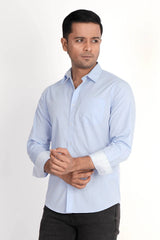 Mens Casual Shirt (Blue)