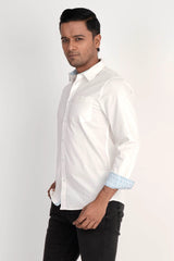 Mens Casual Shirt (White)