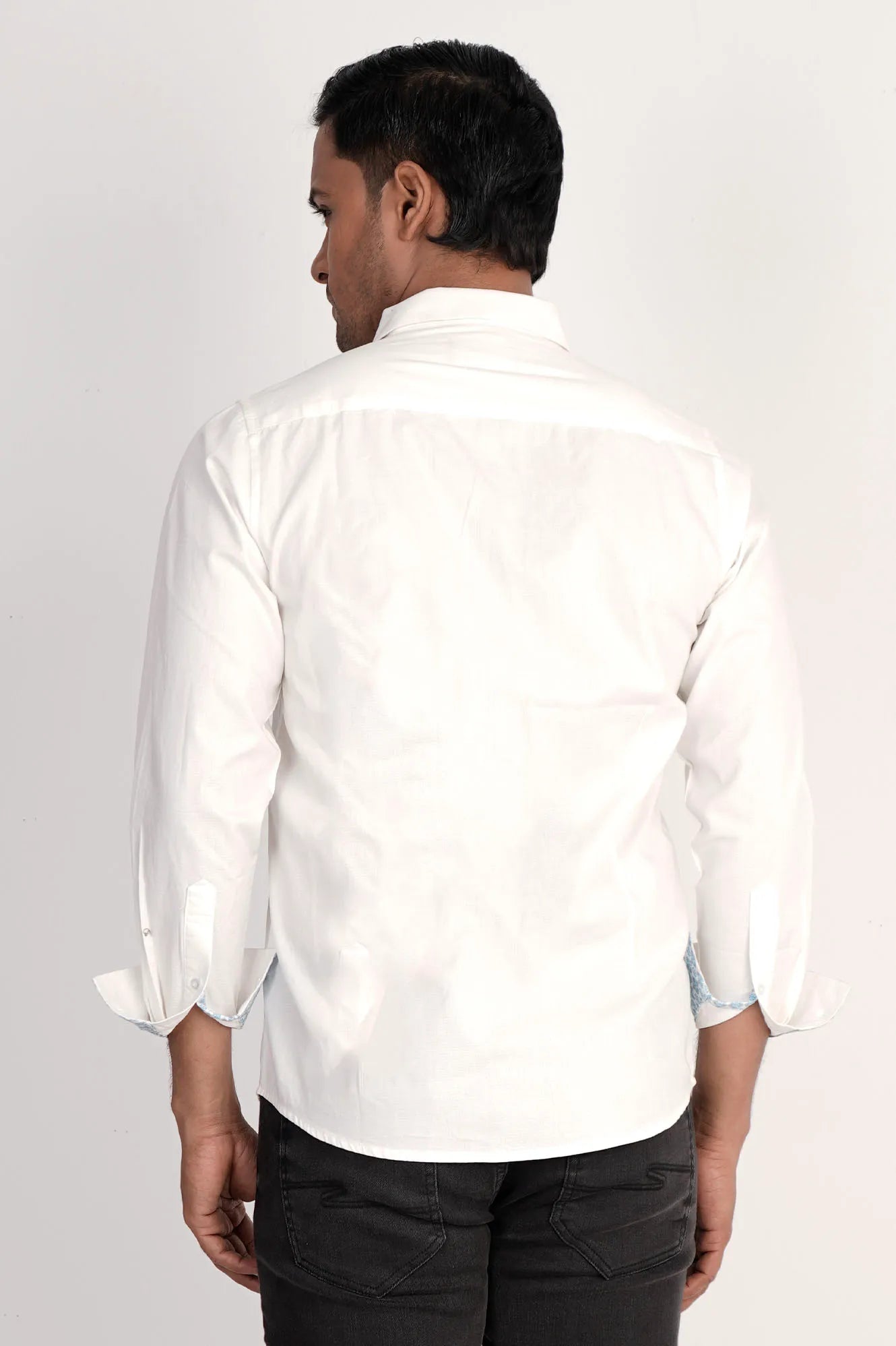 Mens Casual Shirt (White)