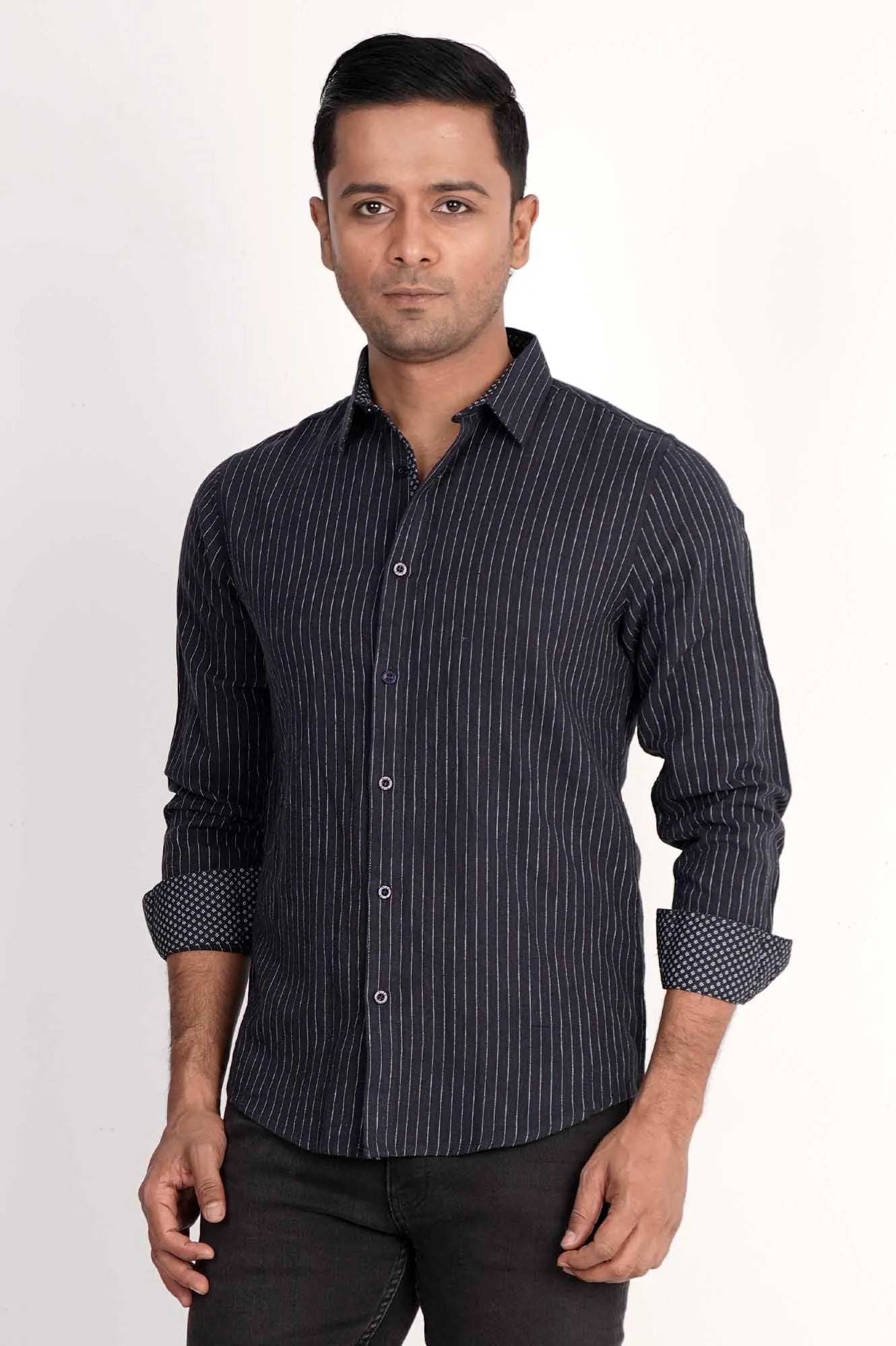 Mens Casual Shirt (Dk. Navy)
