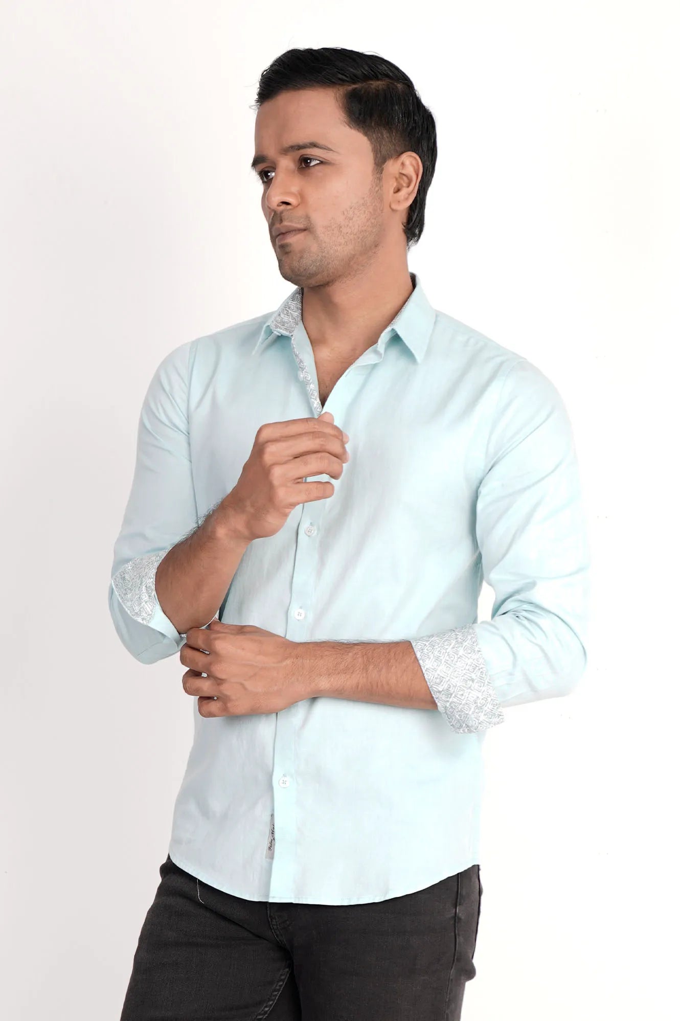 Mens Casual Shirt (Lt. Blue)