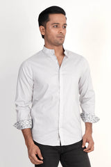 Mens Casual Shirt (Lt. Grey)