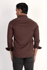 Mens Casual Shirt (Dk. Brown)