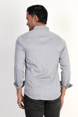 Mens Casual Shirt (Grey)