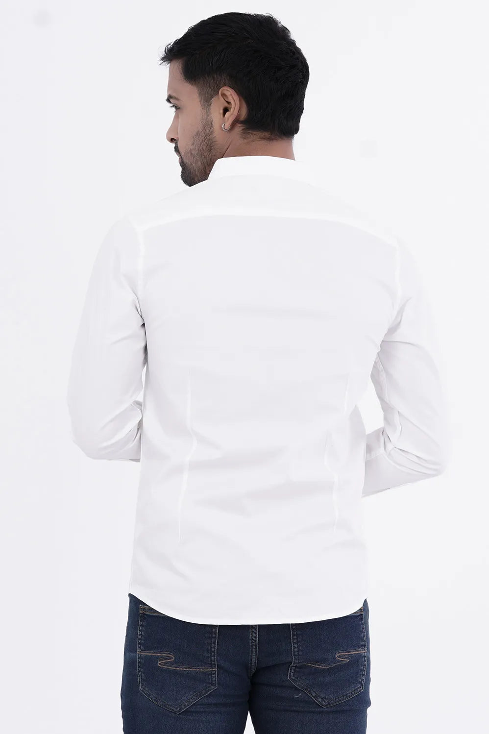 Mens Casual Shirt (White)
