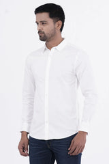 Mens Casual Shirt (White)