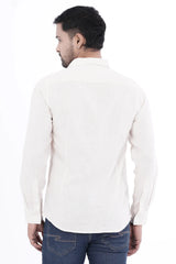 Mens Casual Shirt (Light Beige)