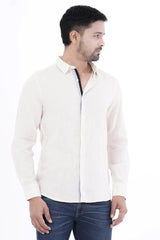 Mens Casual Shirt (Light Beige)