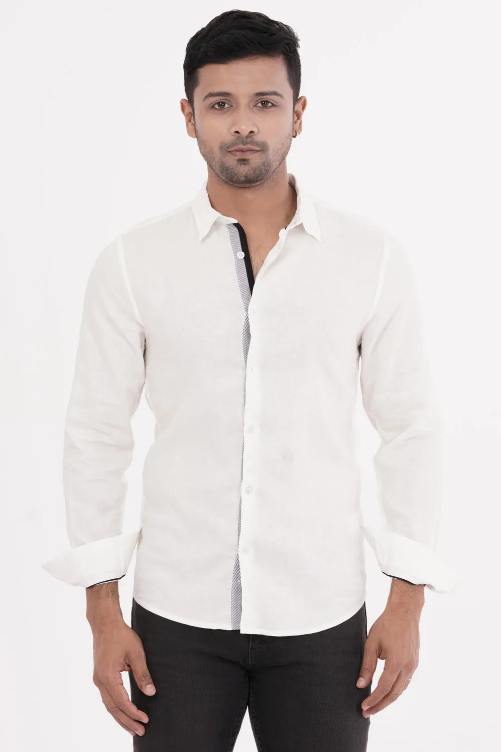 Mens Casual Shirt (White)