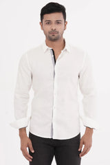 Mens Casual Shirt (White)