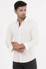 Mens Casual Shirt (White)