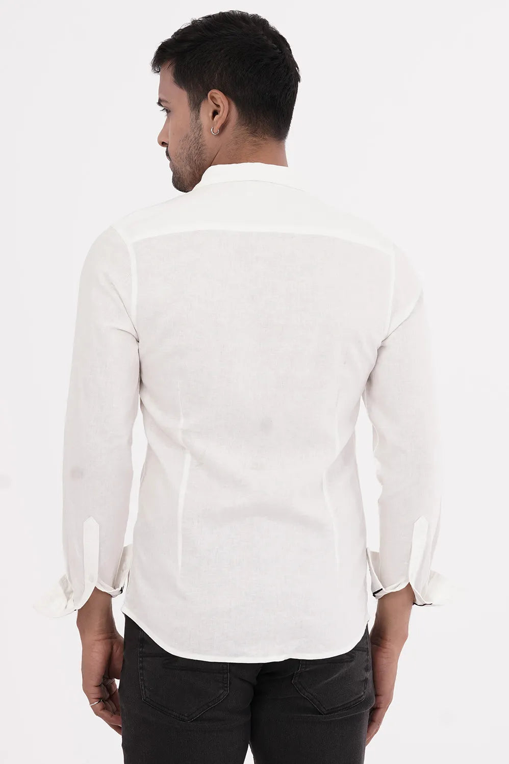 Mens Casual Shirt (White)