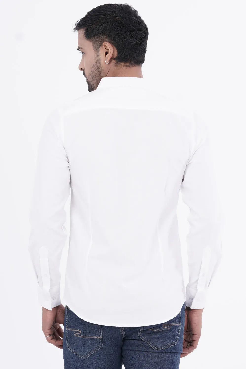 Mens Casual Shirt (White)