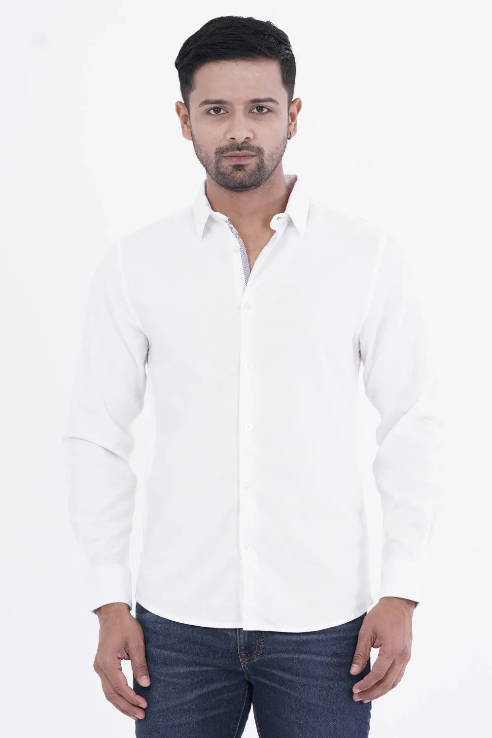 Mens Casual Shirt (White)