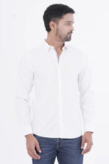 Mens Casual Shirt (White)