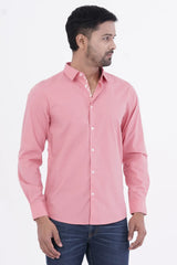 Mens Casual Shirt (Salmon)