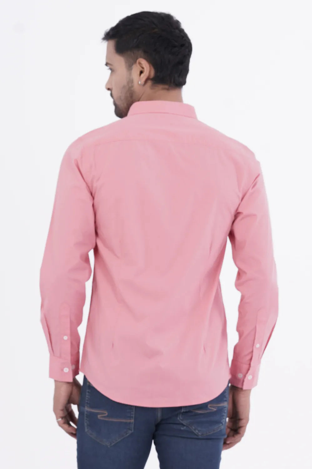 Mens Casual Shirt (Salmon)