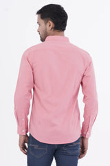 Mens Casual Shirt (Salmon)