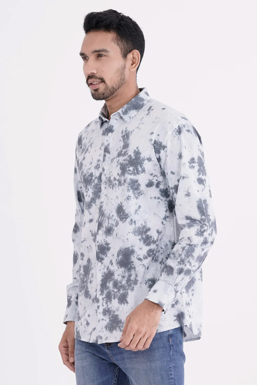 Mens Casual Shirt (Grey)