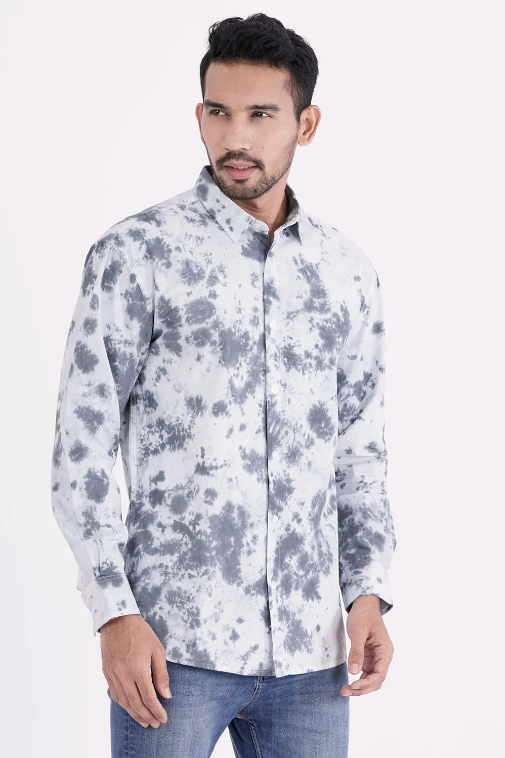 Mens Casual Shirt (Grey)