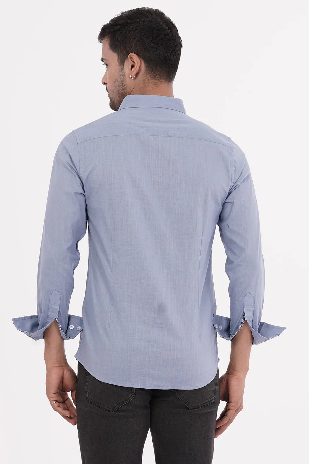 Mens Casual Shirt (Blue)