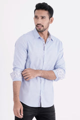 Mens Casual Shirt (Sky Blue)
