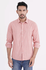 Mens Casual Shirt (Coral)