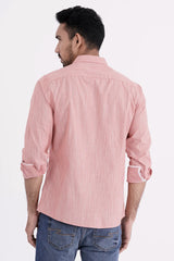 Mens Casual Shirt (Coral)